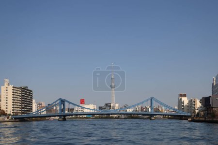 Téléchargez les photos : Le paysage Kiyosu bashi Bridge, Tokyo, Japon 27 Nov 2023 - en image libre de droit