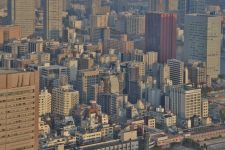 Téléchargez les photos : Paysages urbains Cap de Tokyo, ville moderne au bord de l'eau 27 nov. 2023 - en image libre de droit