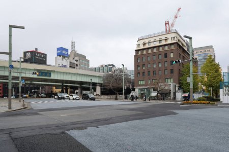 Téléchargez les photos : 26 nov. 2023 a Paysage urbain de Nihonbashi, tokyo, Japon - en image libre de droit
