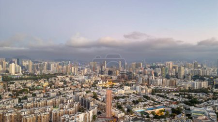 Téléchargez les photos : 20 janv. 2024 un paysage urbain de Kowloon Tong, quartier résidentiel - en image libre de droit