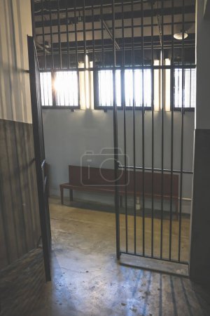 Téléchargez les photos : 20 janv. 2024 Anciennes cellules pénitentiaires de l'Ancienne Magistrature Fanling - en image libre de droit