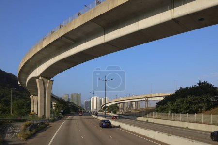 Photo for The landscape of North Lantau Highway, hk Nov 25 2023 - Royalty Free Image