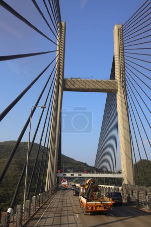 Photo for The landscape of Kap Shui Mun Bridge hk Nov 25 2023 - Royalty Free Image