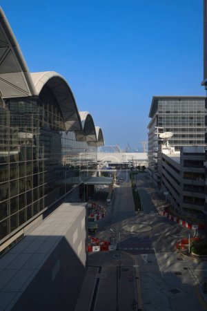 Foto de Aeropuerto internacional de Hong Kong. Chek regazo jalá Nov 25 2023 - Imagen libre de derechos