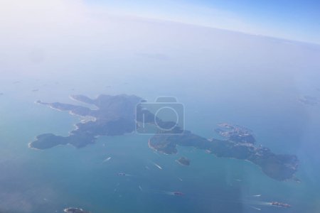 Téléchargez les photos : Le paysage marin de l'île Lamma, hong kong 25 nov. 2023 - en image libre de droit