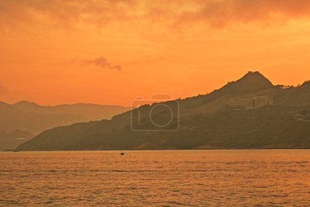 Foto de Junk Bay, bahía de Tseung Kwan O - Imagen libre de derechos