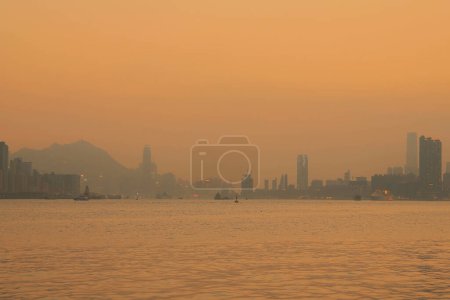Photo for The Air pollution hangs over Hong Kong March 28 2015 - Royalty Free Image