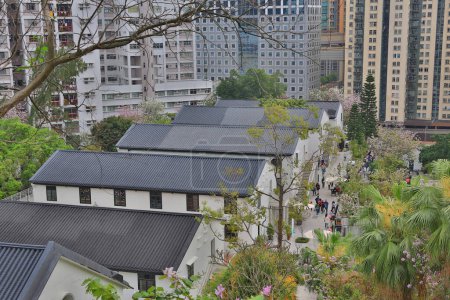 Téléchargez les photos : La structure architecturale histroïque au hong kong 22 mars 2015 - en image libre de droit