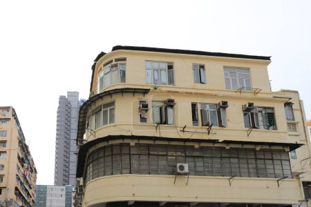 Foto de Viejo apartamento en sham shui po, hk marzo 22 2015 - Imagen libre de derechos