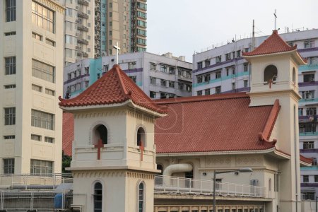Téléchargez les photos : Eglise catholique Saint François d'Assise hk, 22 mars 2015 - en image libre de droit