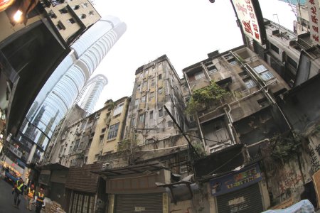 Téléchargez les photos : Vue de la ville de Hong Kong, le 7 mars 2015 - en image libre de droit