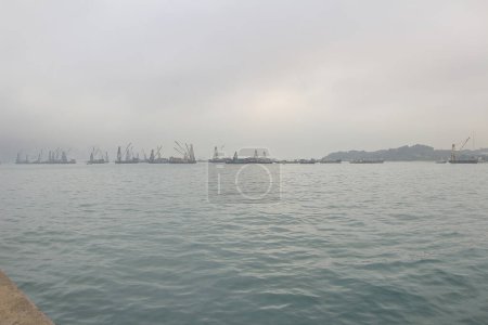 Photo for View of the west kowloon typhoon shelter, hong kong, March 7, 2015 - Royalty Free Image
