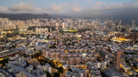 Foto de Ene 20 2024 un paisaje urbano de Kowloon Tong, districk residencial - Imagen libre de derechos