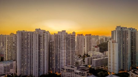 Téléchargez les photos : 20 janv. 2024 Appartements de logements sociaux, Shek Kip Mei, Kowloon, - en image libre de droit