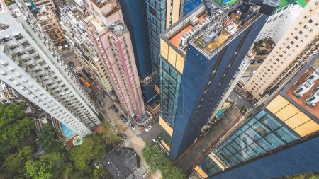 Téléchargez les photos : 9 fév 2024 la dynamique du paysage urbain, Tai Hang, hk - en image libre de droit