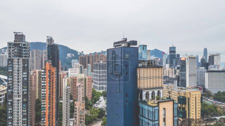 Foto de Feb 9 2024 Dinámica del paisaje urbano, Tai Hang, hk - Imagen libre de derechos