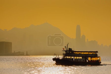 Photo for Modern Cityscape Buildings Skyscrapers, hong kong Feb 10 2024 - Royalty Free Image