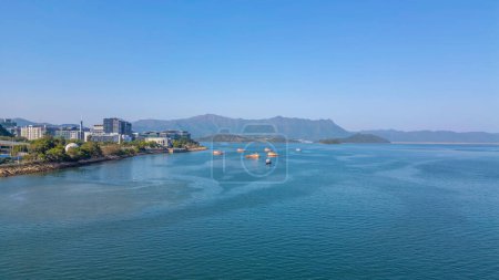 Foto de A Shatin Coastal Beauty, hong kong Feb 11 2024 - Imagen libre de derechos