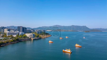 Téléchargez les photos : A Shatin Coastal Beauty, hong kong févr. 11 2024 - en image libre de droit