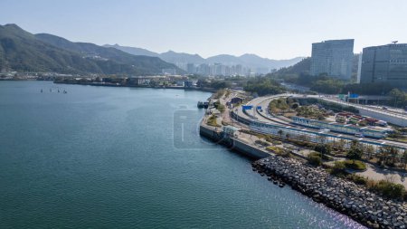 Foto de A Shatin Coastal Beauty, hong kong Feb 11 2024 - Imagen libre de derechos