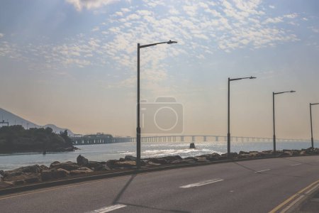 Foto de Feb 13 2024 Hong Kong Zhuhai Macao Bridge - Imagen libre de derechos