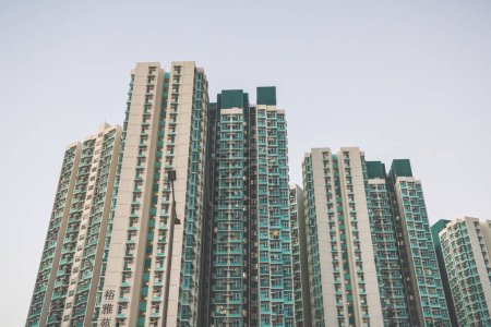 Foto de Feb 13 2024 el nuevo desarrollo del este de Tung Chung, hk - Imagen libre de derechos