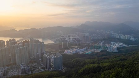 Feb 25 2024 cityscape and city scene of Tseung Kwan O Junk Bay