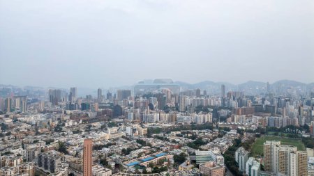 Foto de Marzo 8 2024 el paisaje de Sham Shui Po, hong kong - Imagen libre de derechos