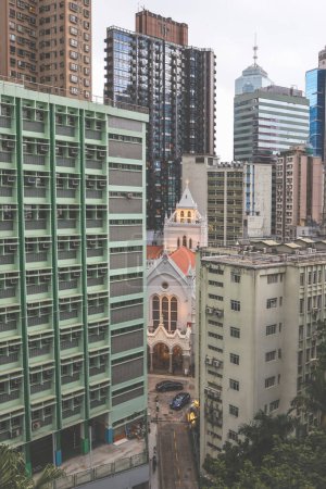 Téléchargez les photos : 23 mars 2024 le bâtiment de l'école à hk, Collège Raimondi - en image libre de droit