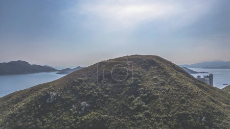 die Landschaft Mount Johnston am Hongkong