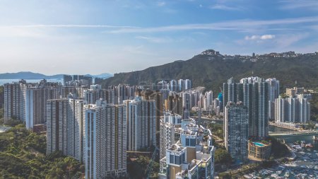 Téléchargez les photos : Un quartier sud Hong Kong, charme côtier et urbanité 24 mars 2024 - en image libre de droit