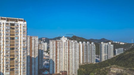 Foto de Lei Tung Estate, Vida residencial moderna, hk Marzo 24 2024 - Imagen libre de derechos