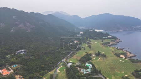 Foto de A el Shek O Golf Country Club en Hong Kong, Marzo 29 2024 - Imagen libre de derechos
