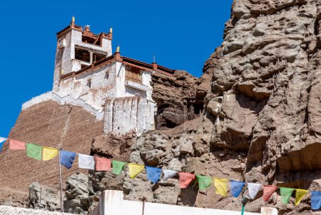 Monastère bouddhiste Basgo historique dans l'Himalaya indien, datant de 1680