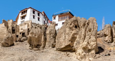 Monastère bouddhiste Lamayuru historique dans la région du Ladakh dans le nord de l'Inde