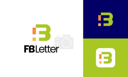 F B Brief für Immobilien Wohnungen Gebäude Business Logo Design Vector