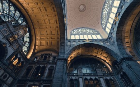 Photo for Entrance hall of the Antwerp Central train station - Royalty Free Image