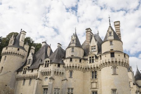 Foto de El Castillo de Usse o Bella Durmiente se encuentra en el Valle del Loira, Francia - Imagen libre de derechos