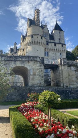 Photo for Sleeping Beauty Castle in Rigny-Uss in the Loire Valley, France - Royalty Free Image