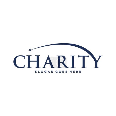 Illustration for Charity Logo Idea vector illustration - Royalty Free Image