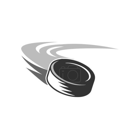 Illustration for Hockey ball logo concept  vector icon illustration design - Royalty Free Image
