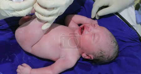 Foto de Baby first minutes of life - Imagen libre de derechos