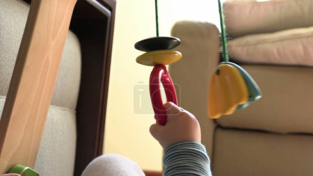Photo for Baby boy playing at home by himself - Royalty Free Image