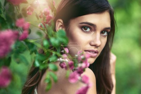 Photo for There is magic in her eyes. a beautiful young woman posing in nature - Royalty Free Image