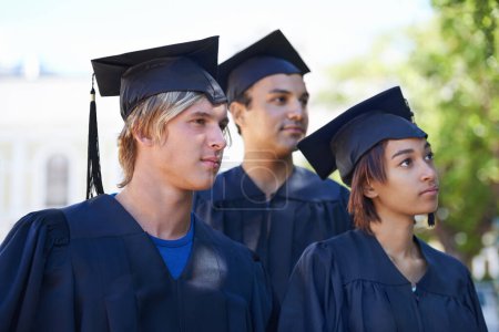 Photo for They have gained the power of knowledge. university students on graduation day - Royalty Free Image
