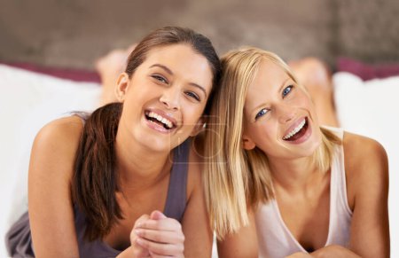 Photo for I love my BFF. Portrait of two friends spending quality time together - Royalty Free Image