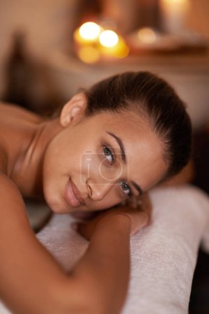 Photo for Now this is total relaxation. a woman in a day spa - Royalty Free Image