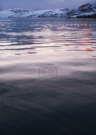 Photo for Photo of sunset North of the Polar Circle. - Royalty Free Image