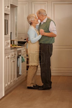 Photo for He knows how to romance a woman...Full-length shot of an elderly couple holding hands - Royalty Free Image