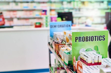 Photo for Let us help you improve digestion. a pharmacy with no people - Royalty Free Image